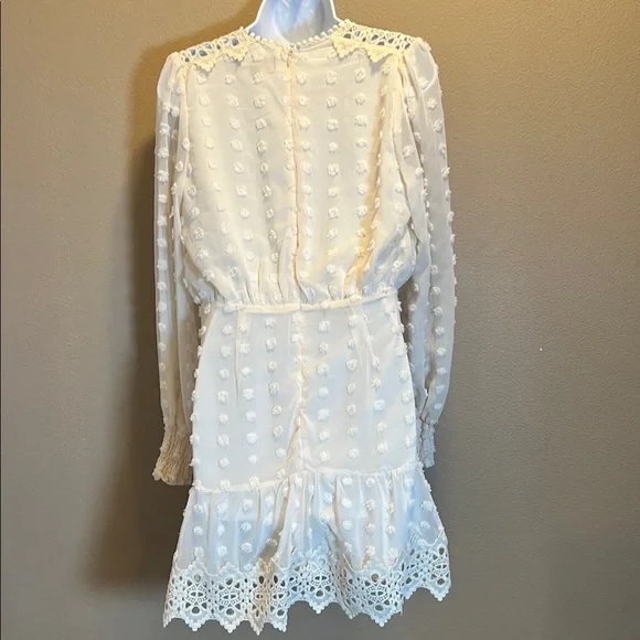 Lulu's Cream Long Sleeve Dress - Picture 9 of 15